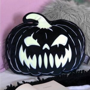 Killstar Glow Pumpkin Pillow